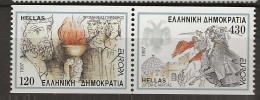 1997 MNH Greece Mi 1946-47-C Europa From Booklet Postfris** - Ungebraucht