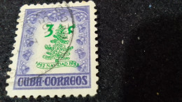 CUBA- I--1953-  3  C.    DAMGALI - Used Stamps