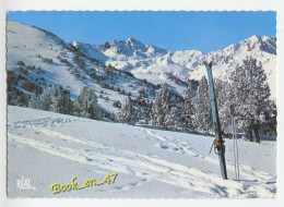 {87262} 09 Ariège Ax Les Thermes Saquet , Station De Sports D' Hiver , Panorama Vers Les Pistes Du Grand Téléski - Ax Les Thermes