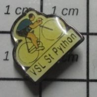511c Pin's Pins / Beau Et Rare / SPORTS / CLUB CYCLISME VELO VSL ST PYTHON - Cyclisme