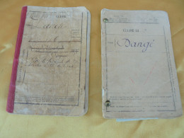 2 Livrets Militaires Dragon Dangé Classe 1883 20 Ans De Services WW1 - Documenten