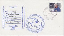 Germany 1987 Antarctic Flight From Polarstern To G. Von Neumayer 07.01.1987 (GS153A) - Polar Flights