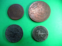 4 Belles Belges. 5 Centimes 1837 Et 1862. 2 Centimes 1876 Et 10 Centimes 1916. Toutes Belles. - 5 Centimes