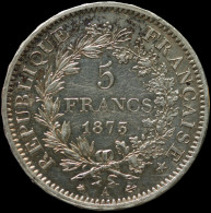 LaZooRo: France 5 Francs 1873 A XF / UNC - Silver - 5 Francs