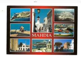 Mahdia.Multivues.Expédié à Roeselaere (Belgique) - Tunisie