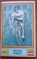 Chromo Panini Miguel Poblet 234 Sprint 71 - Cycling