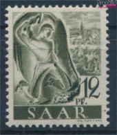Saarland 211X Fallendes Wasserzeichen Postfrisch 1947 Berufe Und Ansichten (10357438 - Oblitérés
