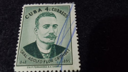 CUBA- 1920--1930-  4  C.    DAMGALI - Used Stamps