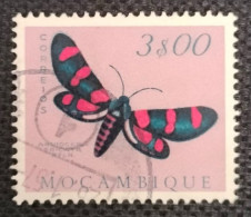 MOZPO0400UE - Mozambique Butterflies - 3$00 Used Stamp - Mozambique - 1953 - Mozambique