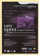 LOVE SONGS Banquet Musical / Nantes Angers / 2005 / Musique Et Musiciens - Musik Und Musikanten