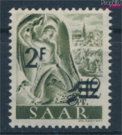 Saarland 229X I, Fallendes Wasserzeichen, Urdruckmarke Postfrisch 1947 Berufe Und Ansichten (10357425 - Gebraucht