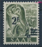 Saarland 229X I, Fallendes Wasserzeichen, Urdruckmarke Postfrisch 1947 Berufe Und Ansichten (10357426 - Oblitérés