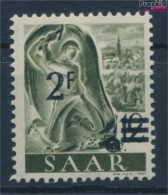 Saarland 229X I, Fallendes Wasserzeichen, Urdruckmarke Postfrisch 1947 Berufe Und Ansichten (10357429 - Usados