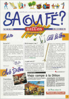 Publicité Journal  RHUM DILLON   SAOUFE Numéro 4 Décembre 94 - Sonstige & Ohne Zuordnung