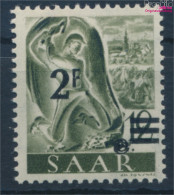 Saarland 229X I, Fallendes Wasserzeichen, Urdruckmarke Postfrisch 1947 Berufe Und Ansichten (10357432 - Usados