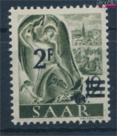 Saarland 229X I, Fallendes Wasserzeichen, Urdruckmarke Postfrisch 1947 Berufe Und Ansichten (10357433 - Oblitérés