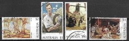 AUSTRALIE   -  1974.  Peintures  .  Oblitérés.  Série Complète - Used Stamps