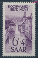 Saarland 256 Postfrisch 1948 Hochwasserhilfe (10357422 - Usados