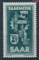 Saarland 306 (kompl.Ausg.) Postfrisch 1951 Saarmesse (10357395 - Usados