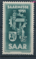 Saarland 306 (kompl.Ausg.) Postfrisch 1951 Saarmesse (10357396 - Usados