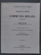 Géographie Et Histoire Des Communes Belges Ville De Tielemont - Belgio