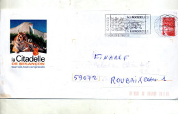 Pap Luquet Flamme Cannes Mandelieu Illustré Citadelle Besançon  Tigre - Listos Para Enviar: Transplantes /Luquet