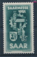 Saarland 306 (kompl.Ausg.) Postfrisch 1951 Saarmesse (10357398 - Usados
