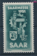 Saarland 306 (kompl.Ausg.) Postfrisch 1951 Saarmesse (10357398 - Oblitérés