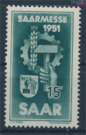 Saarland 306 (kompl.Ausg.) Postfrisch 1951 Saarmesse (10357399 - Usados