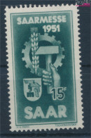 Saarland 306 (kompl.Ausg.) Postfrisch 1951 Saarmesse (10357400 - Gebraucht