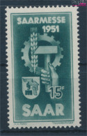 Saarland 306 (kompl.Ausg.) Postfrisch 1951 Saarmesse (10357401 - Usados