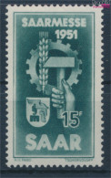 Saarland 306 (kompl.Ausg.) Postfrisch 1951 Saarmesse (10357402 - Gebraucht