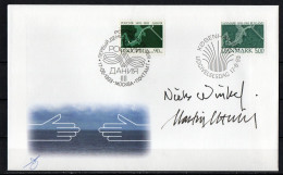 Martin Mörck. Denmark1993. 500 Anniv Of Diplomatic Relations Between Denmark And Russia. Michel 1056 FDC. Signed. - FDC