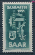 Saarland 306 (kompl.Ausg.) Postfrisch 1951 Saarmesse (10357405 - Usados