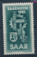 Saarland 306 (kompl.Ausg.) Postfrisch 1951 Saarmesse (10357406 - Usados
