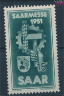 Saarland 306 (kompl.Ausg.) Postfrisch 1951 Saarmesse (10357408 - Oblitérés