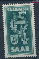 Saarland 306 (kompl.Ausg.) Postfrisch 1951 Saarmesse (10357408 - Gebraucht