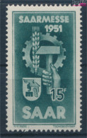 Saarland 306 (kompl.Ausg.) Postfrisch 1951 Saarmesse (10357409 - Usados