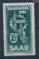 Saarland 306 (kompl.Ausg.) Postfrisch 1951 Saarmesse (10357411 - Usados