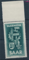 Saarland 306 (kompl.Ausg.) Postfrisch 1951 Saarmesse (10357413 - Usados