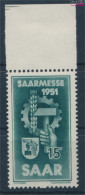 Saarland 306 (kompl.Ausg.) Postfrisch 1951 Saarmesse (10357414 - Gebraucht