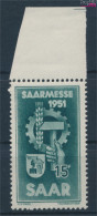 Saarland 306 (kompl.Ausg.) Postfrisch 1951 Saarmesse (10357415 - Oblitérés