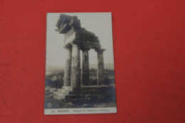 Agrigento Tempio Castore E Polluce Ed. NPG N. 176 NV - Agrigento