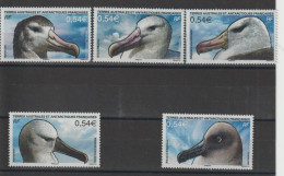 TAAF 2007 Timbres Issus Du BF 17, 464-468, 5 Val ** MNH Coin Rogné Sur 1 Timbre - Ungebraucht