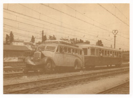 CURIOSITÉS FERROVIAIRES - L'AUTOCAR RAIL - ROUTE SYSTÈME TALON (1940/45) - Trenes