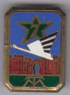 7e Régiment Tirailleurs Marocains  - Insigne  émaillé Mardini - Heer