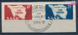 Saarland 260-261 (kompl.Ausg.) Gestempelt 1949 Verfassung (10357261 - Usados