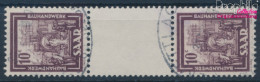 Saarland 272ZS Zwischenstegpaar Gestempelt 1949 Saaransichten (10357259 - Usados