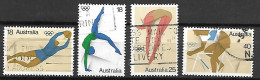 AUSTRALIE   -  1976.  Sports .   Série Complète.  Foot , Gym,  Cyclisme.... - Used Stamps