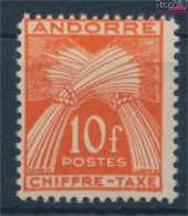 Andorra - Französische Post P30 Postfrisch 1943 Portomarken (10363046 - Nuovi